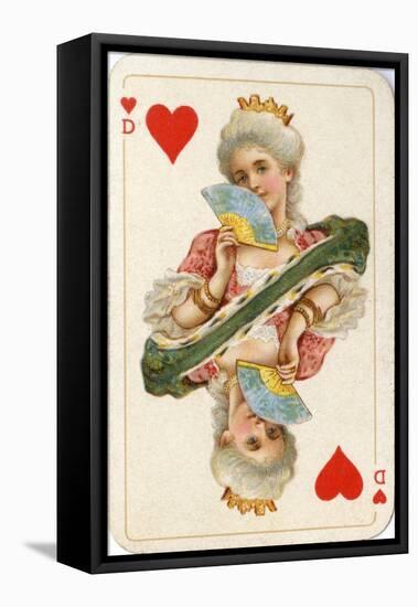 German Playing Card-null-Framed Stretched Canvas