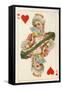 German Playing Card-null-Framed Stretched Canvas