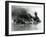 German Pocket Battleship Graf Spee Sinking Following Battle of River Plate in Uruguay, WW2, 1940-null-Framed Photographic Print