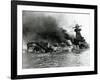 German Pocket Battleship Graf Spee Sinking Following Battle of River Plate in Uruguay, WW2, 1940-null-Framed Photographic Print