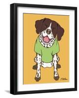 German Pointer-Tomoyo Pitcher-Framed Giclee Print