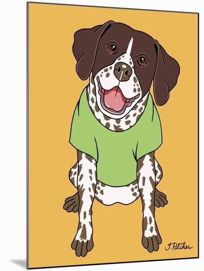 German Pointer-Tomoyo Pitcher-Mounted Giclee Print