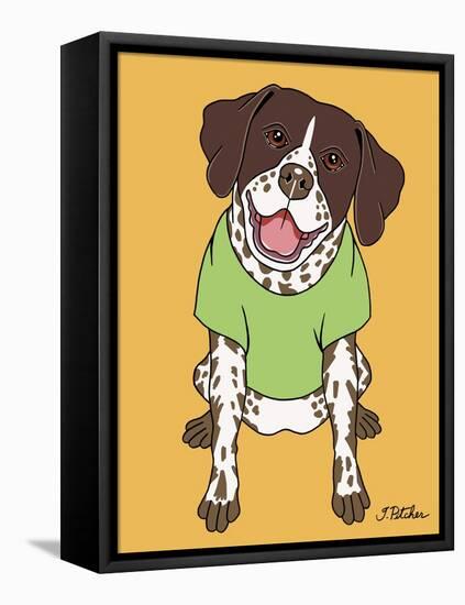 German Pointer-Tomoyo Pitcher-Framed Stretched Canvas