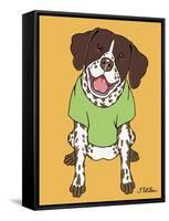 German Pointer-Tomoyo Pitcher-Framed Stretched Canvas
