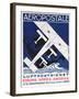 German Poster Advertising the French Airmail Service, 1928-null-Framed Giclee Print