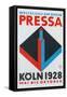 German Poster for Cologne Press Exhibition, 1928-null-Framed Stretched Canvas