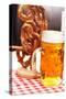 German Pretzel Bread with Beer-maksheb-Stretched Canvas