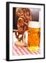 German Pretzel Bread with Beer-maksheb-Framed Photographic Print