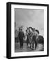 German Prisoner of War Working as Farm Hand for French Farmer-null-Framed Photographic Print