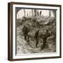 German Prisoners Carrying British Wounded, World War I, 1916-null-Framed Photographic Print