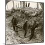 German Prisoners Carrying British Wounded, World War I, 1916-null-Mounted Photographic Print