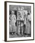 German Prisoners of War with their Ration of Bread, 1915-null-Framed Giclee Print