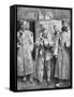 German Prisoners of War with their Ration of Bread, 1915-null-Framed Stretched Canvas