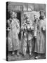 German Prisoners of War with their Ration of Bread, 1915-null-Stretched Canvas