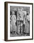 German Prisoners of War with their Ration of Bread, 1915-null-Framed Giclee Print