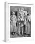 German Prisoners of War with their Ration of Bread, 1915-null-Framed Giclee Print