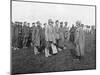 German Prisoners Taken on 18 April 1918 Being Told the Rules of their Captivity, France-null-Mounted Giclee Print