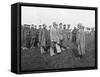 German Prisoners Taken on 18 April 1918 Being Told the Rules of their Captivity, France-null-Framed Stretched Canvas