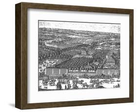 German Quarter (Nemetskaya Slobod) in Moscow, 1705-Adriaan Schoonebeek-Framed Giclee Print