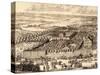 German Quarter (Nemetskaya Slobod) in Moscow (Left Par), 1705-Adriaan Schoonebeek-Stretched Canvas