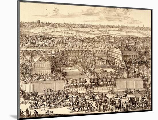 German Quarter (Nemetskaya Slobod) in Moscow (Right Par), 1705-Adriaan Schoonebeek-Mounted Giclee Print