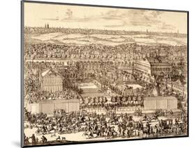 German Quarter (Nemetskaya Slobod) in Moscow (Right Par), 1705-Adriaan Schoonebeek-Mounted Giclee Print