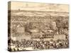 German Quarter (Nemetskaya Slobod) in Moscow (Right Par), 1705-Adriaan Schoonebeek-Stretched Canvas