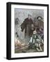 German Reformer, Luther Burning the Papal Bull 'Exsurge Domine' (1520) of Pope Leo X-Prisma Archivo-Framed Photographic Print