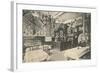 German Restaurant with Cluttered Walls-null-Framed Art Print