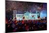 German Reunification Party in Berlin with Firework-Markus Bleichner-Mounted Premium Giclee Print