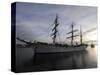 German Sailor Gorch Fock is Pictured During its Arrival in Kiel, Northern Germany-null-Stretched Canvas