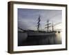 German Sailor Gorch Fock is Pictured During its Arrival in Kiel, Northern Germany-null-Framed Photographic Print