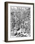 German Saxons Baptised-null-Framed Art Print