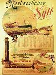 Sylt North Sea Baths', Poster Advertising the Sylt Steamship Company, 1893-German School-Giclee Print