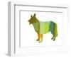 German Shepard 1-NaxArt-Framed Art Print