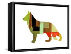 German Shepard 2-NaxArt-Framed Stretched Canvas