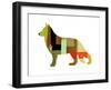 German Shepard 2-NaxArt-Framed Art Print