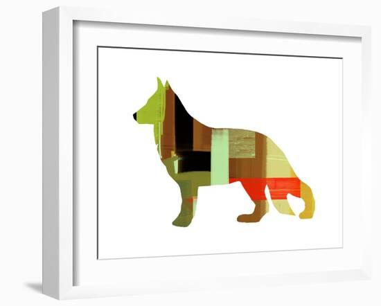 German Shepard 2-NaxArt-Framed Art Print