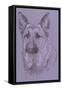 German Shepherd 1-Barbara Keith-Framed Stretched Canvas