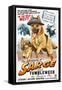 German Shepherd - Adventures of Sarge and Tumbleweed-Lantern Press-Framed Stretched Canvas