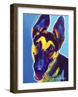 German Shepherd - Ajax-Dawgart-Framed Giclee Print
