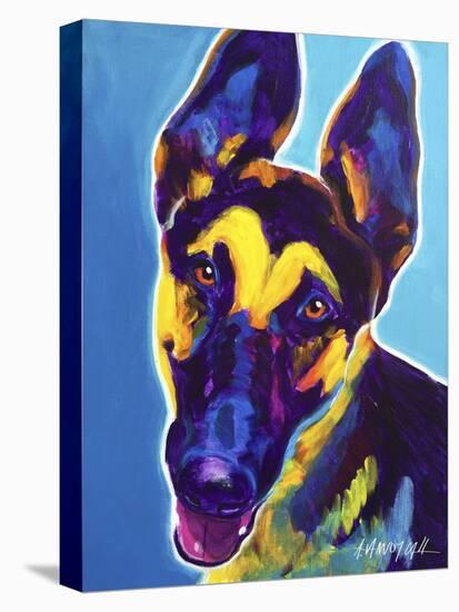 German Shepherd - Ajax-Dawgart-Stretched Canvas