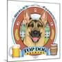 German Shepherd Beer Label-Tomoyo Pitcher-Mounted Giclee Print