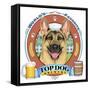 German Shepherd Beer Label-Tomoyo Pitcher-Framed Stretched Canvas