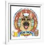 German Shepherd Beer Label-Tomoyo Pitcher-Framed Giclee Print