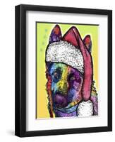 German Shepherd Christmas-Dean Russo-Framed Premium Giclee Print