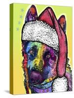 German Shepherd Christmas-Dean Russo-Stretched Canvas