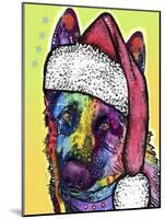 German Shepherd Christmas-Dean Russo-Mounted Giclee Print