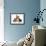 German Shepherd Dog Alsatian Bitch Lying with Her Two Puppies-Jane Burton-Framed Photographic Print displayed on a wall