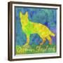 German Shepherd Dog-Cora Niele-Framed Giclee Print